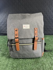 Modoker Laptop Backpack Fashion Bag w/ USB Charging Gray picture