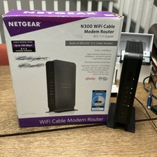 Netgear N300 340 Mbps 2.4 GHz WiFi Cable Modem Router C3000-100NAS picture