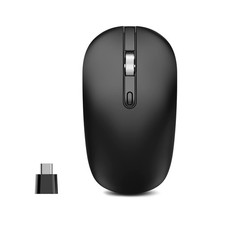 cimetech Type C Wireless Mouse, USB C Mouse 2.4G Silent Cordless Black picture