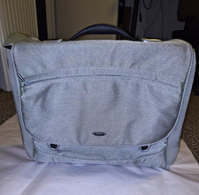 TUMI Grey Flap Messenger Crossbody Bag picture