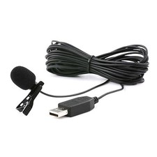 Movo M1 USB Lavalier Lapel Clip-on Computer Microphone for PC and Mac (20' Cord) picture