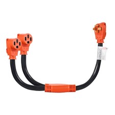 Y Splitter Adapter Cord, 50 Amp NEMA 14-50, 4 Prong 240V Splitter picture