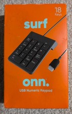 ONN USB Numeric Keypad 18 Key 5 Foot Cord Plug & Play PC & Mac Compatible 25 picture