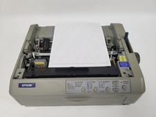 Epson LQ-590 Dot Matrix 24-Pin Printer Parts (Prints Poor, Missing: Eject, Tray) picture