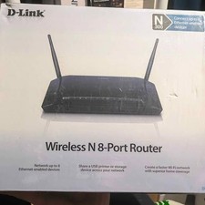 D-link Wireless Router DIR-632 - 8 Ethernet 10/100 Ports and WiFi  - Brand New picture