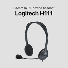 Logitech H111 Black On the Ear Stereo Headset picture