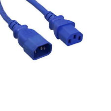 10' Blue Power Cable for Dell P/N P005-006 Switches Replacement Jumper Cord picture