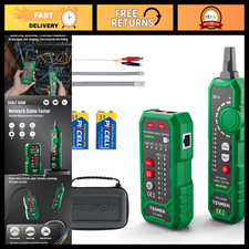 Multi-Function Network Cable Tester RJ11 RJ45 CAT5/6 POE STP, Continuity & Pairi picture