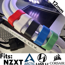 5x AIO Hose Clips/Combs/Holders for NZXT, Lian Li, Arctic & Corsair picture