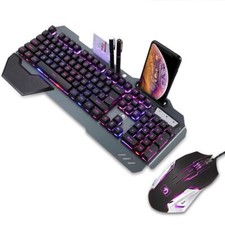 Mechanical feel Gaming Keyboard, RGB Backlit Modes Waterproof Wired Keyboard picture