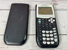 Texas Instruments TI-84 Plus Graphing Calculator Black w/ Slide Cover Tested picture