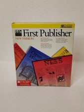 PFS: First Publisher - Word Processing - Professional New Version -IBM 1988 picture