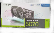 PNY NVIDIA GeForce RTX 5070 12GB GDDR7 OC Triple Fan - New, Factory Sealed picture