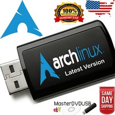 Arch Linux USB Live Installer - UEFI & Legacy Compatible - PC & Intel Mac - FAST picture