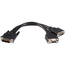 StarTech DMSVGAVGA1 LFH 59 Male to Dual Female VGA DMS 59 Cable - Copper picture