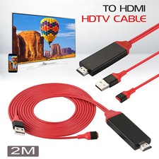 USB HDMI Cable Adapter Phone Share To TV for IPad IPhone 14 13 12 11 6 7 8 X XR picture