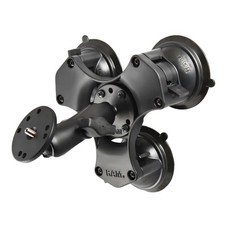 RAP-B-365-224-202AU  RAM Twist-Lock Triple Suction Mount with Roun... picture