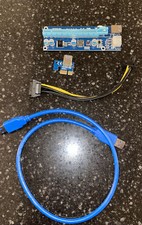 GPU Riser PCE164P-N03 VER009S PCI-E 1X TO 16X ADAPTER picture