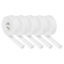 MECCANIXITY 5Pcs Fire Sleeve 6.6Ft 16mm ID White for Automotive Hose picture