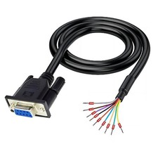 10Ft 26AWG DB9 Female RS232 Serial to 9 Pin Bare Wire Extension Cable picture