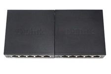 Lot of 2 D-Link DGS-105 5-Port Gigabit Ethernet Switch – External, Metal Housing picture