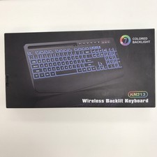 KN213 Pro Wireless Backlit Keyboard 7 Colored Backlights And 3 Brightness Levels picture
