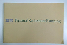 Vintage 1986 IBM Personal Retirement Planning Booklet #G-188 picture