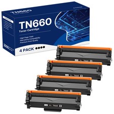 WEAREC Compatible Toner Cartridge for Brother TN660 High Yield Black 4 Pack picture