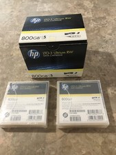 New HP C7973A C7973AL LTO3 Ultrium RW 800GB DATA Cartridges Lot Of 7 picture
