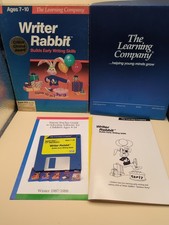 Writer Rabbit - The Learning Company, Ages 7-10.  Apple IIGS software picture
