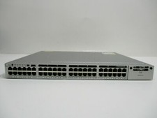 Cisco Catalyst WS-C3850-48P-E Switch 48 Port Gigabit PoE+ 715W - 1 Year Warranty picture