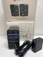 UDS018 USB C Docking Station Dual Monitor 13-in-1 Laptop Dock with 65W picture
