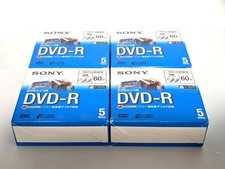 【SEALED 5-Packs x4】SONY DVD-R Blank Mini Disc 60min 2.8GB Double Sided picture