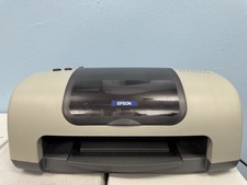 Epson Stylus C42UX Standard Inkjet Printer with Power Cord Tested Working picture