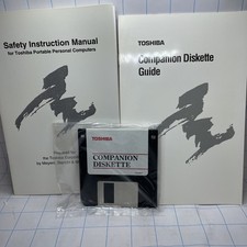 Toshiba companion diskette  and guide picture
