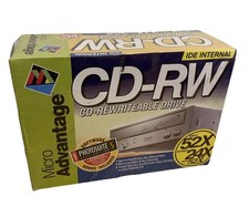 Micro Advantage CD-RW 52x/24x/52x Rewriteable Drive IDE  RetroPC NEW picture