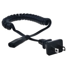 2-Prong AC Power Cord Cable For Philips Norelco, Remington, Braun Shaver picture