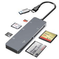 CFast Card Reader 5Gbps - USB 3.0 USB C CFast 2.0 Card Reader Aluminum C Fast picture
