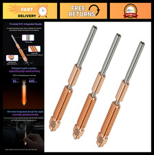 3PCS 0.2mm Unicorn Nozzle Set for 3D Printers - Quick-Swap Hotend, Titanium Heat picture