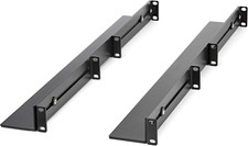 Startech 1U 4-Post Rack Rails, 19In, 24-36In, 200Lb/90Kg, Cold-Rolled Steel, Bla picture