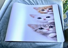 Cute Kitten XXL Gaming Mouse Pad / Extended Desk Mat 31” x 12” picture