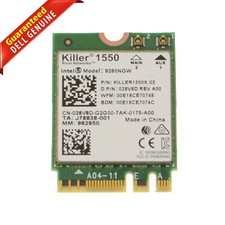 Dell Alienware 17 R5 Intel 9260NGW Killer 1550 Wireless Bluetooth Card 28V8D picture