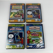 Lot of 4 Lakeshore Interactive MATH  Learning Pre-K -K Games DVD s  NEW picture