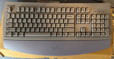 Genuine Vintage Sony Computer Keyboard PS/2 Model KB-7923 Tested picture