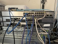 Cisco CCNA Home Lab Kit W/ 3 Switches & 2 Routers Layer 3 With AP & Cables Ver.1 picture