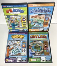Lakeshore Interactive Whiteboard Software PC 4 Pack Bundle Lot Grades 4-6 NEW picture
