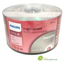 50 PHILIPS Blank 16X DVD-R DVDR Branded Logo 4.7GB Disc/PIONEER IN BLANK MEDIA picture