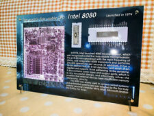 Vintage Rare Intel D8080A+Die CPU Art Decorative Frame Internet Technology Gift picture