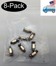 8-pack: NEW Motherboard Mounting #6-32 Standoff Screws for PC ATX Tower Case picture