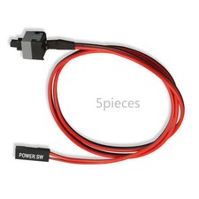 5PCS PC Computer Motherboard Power Reset Switch Cable LED Button Wire picture
